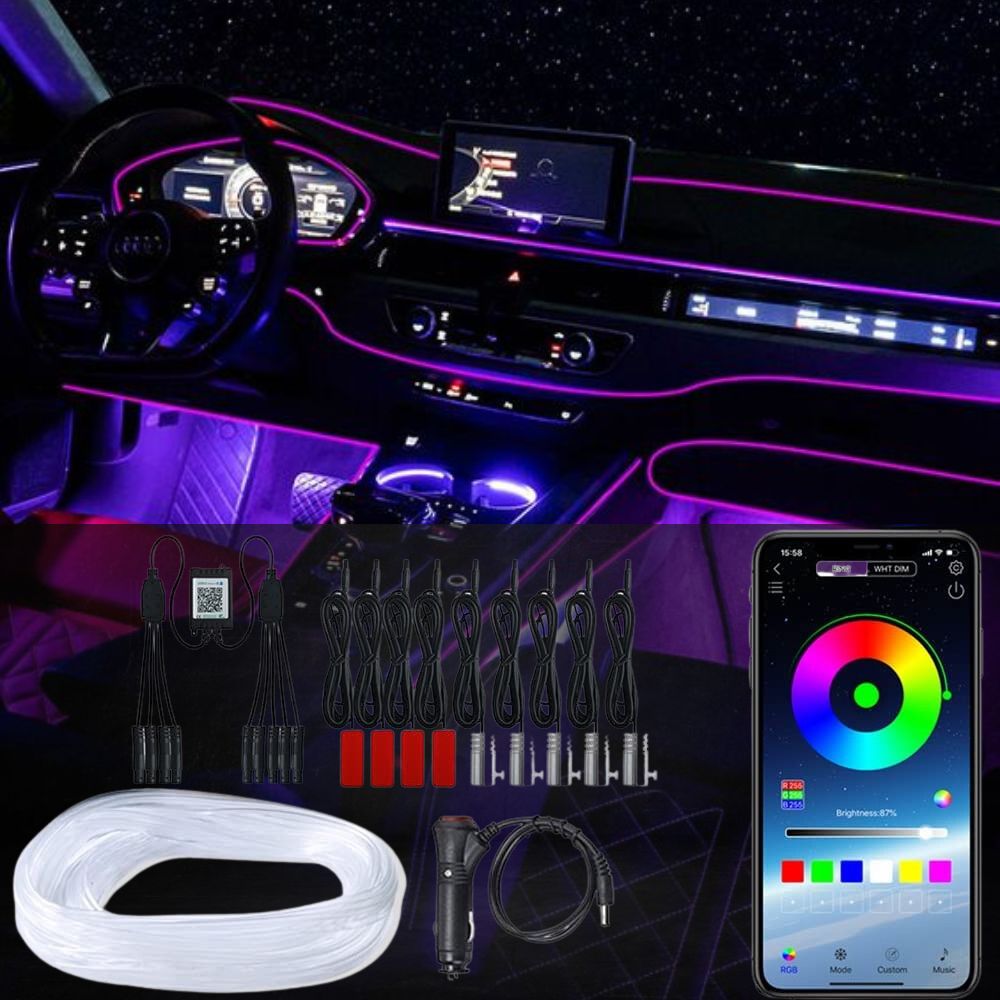 Luces LED Interior 9 en 1