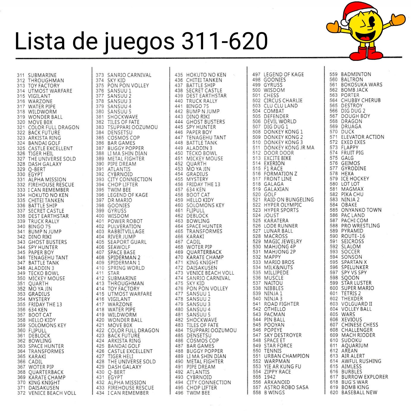 Retroconsola 620 juegos